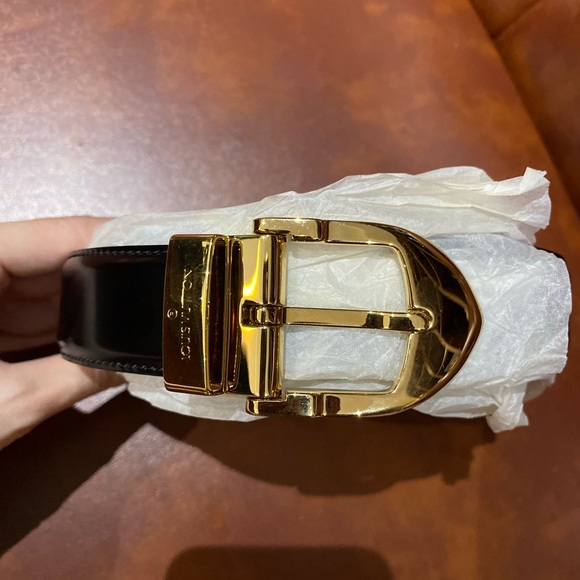LOUIS VUITTON CEINTURE BLACK CLASSIC BELT - Picture 3 of 9